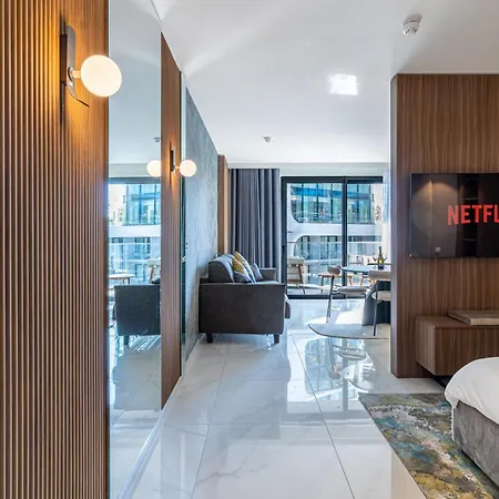 公寓 Mercury Designer With Pool Access Saint Julian's